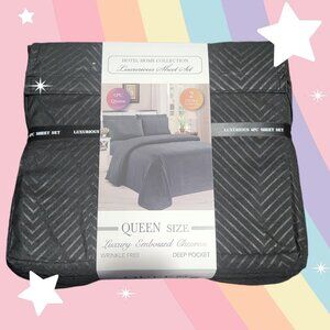 Hotel Home collection Luxurious solid sheet set